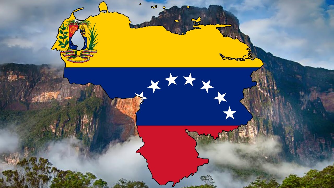 Venezuela-🏴Flag Map Speed Art🖌