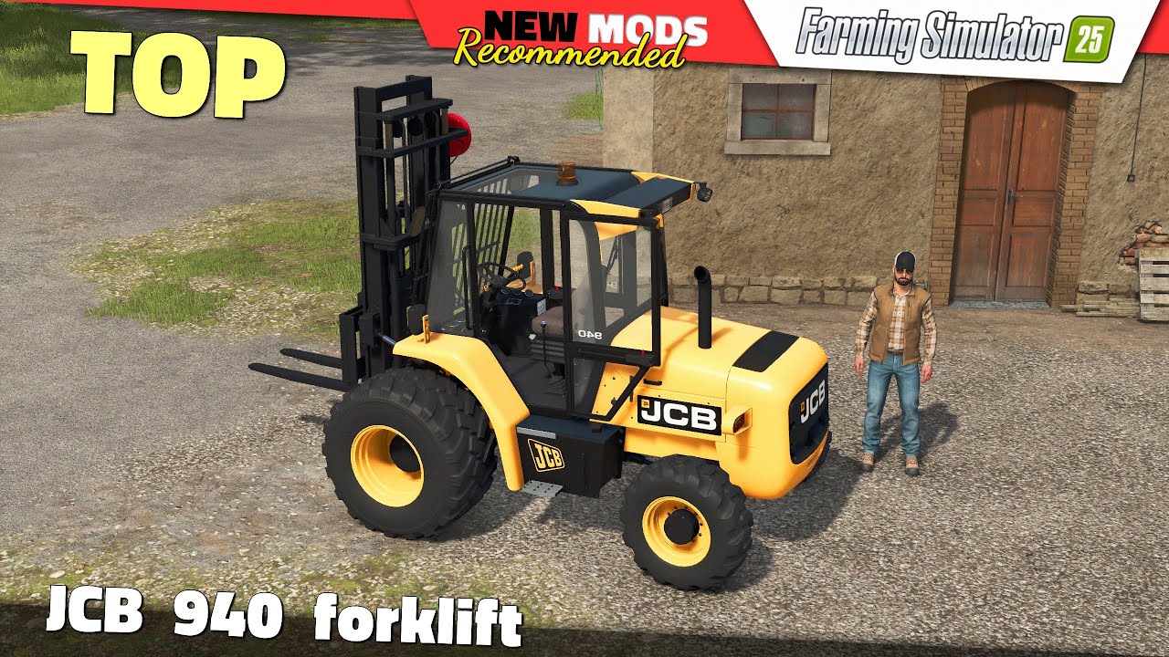 FS25 | JCB 940 Rough Terrain Forklift - Farming Simulator 25 Mods Review QHD