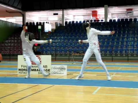 Ystad International 2009. Final herrvärja Peter Lindquist - Bartosz Piasecki.