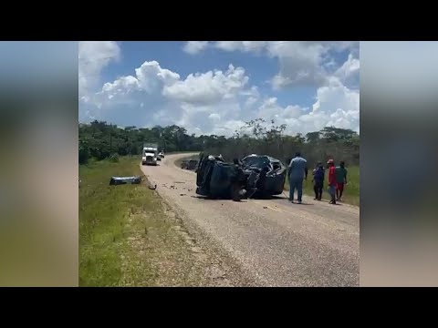 Fatal Collision on George Price Highway Leaves One Dead, Four Hospitalized