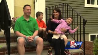 Disease, prosthetic leg doesn't slow local child