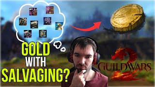 Making Gold With Salvaging! - How To Salvage Correctly in GW2!