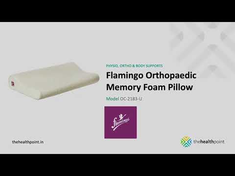 Oc2411 flamingo premium memory foam pillow