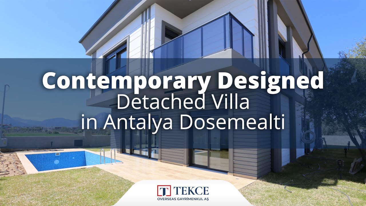 Villa avec Jardin Privé et Piscine à Antalya Dosemealti