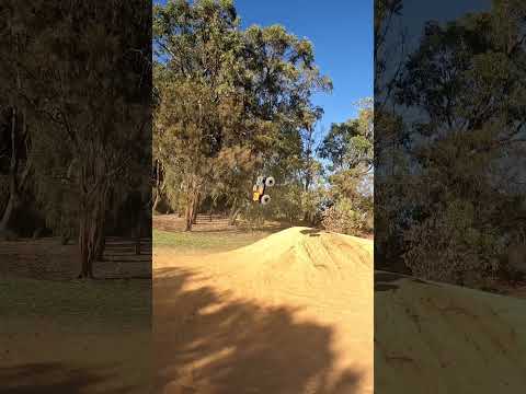 Hpi Savage X Flux v2 having a blast at the bmx track #hpiracing #hpi #shorts