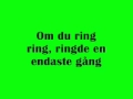 ABBA - Ring Ring - Swedish - Svenska 