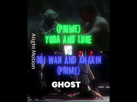 Yoda and Luke vs Obi-wan and Anakin #trending #edit #fypシ #viral #starwars