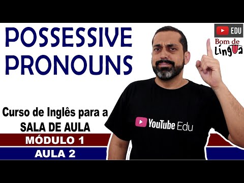 Possessive Pronouns com exercícios (Inglês para sala de aula)