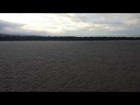 A walk on Prestatyn beach