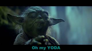 YODA MUSIC VIDEO by Weird Al Yankovic w/Lyrics &amp; YODA DANCING! (STARWARS)