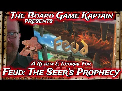 The Board Game Kaptain's Review & Tutorial for FEUD: The Seer's Prophecy