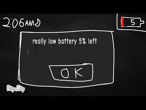 Low battery animation