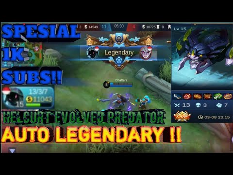 Helcurt Evolved Predator Efek Skillnya Greget Bikin Auto Legendary!!