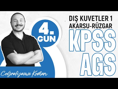 KPSS - AGS COĞRAFYA 2026 | Türkiye'de Dış kuvvetler 1 konu anlatımı | Kodlamalarla ve Haritalarla