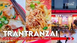 Travel vlog - TranTranZai :: Late Night Noodles in Paris France