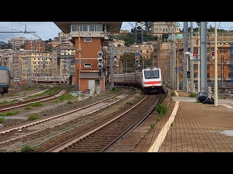 Treni del tardo pomeriggio a Genova Brignole
