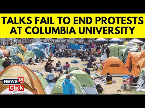 Columbia University Protests |  ‘Gaza Encampment’ Becomes Centre Of U.S Stand-Off | N18V | New18 - News18
