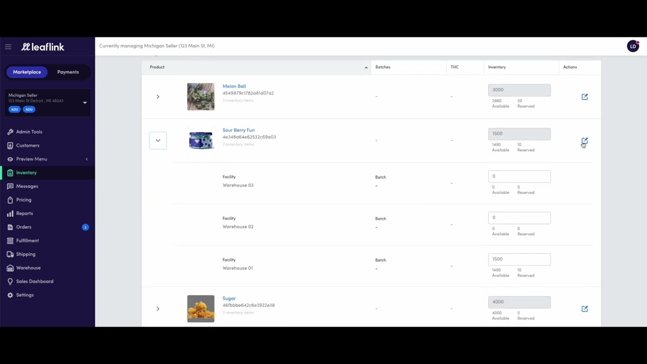 LeafLink Tutorials: Inventory Batch Management