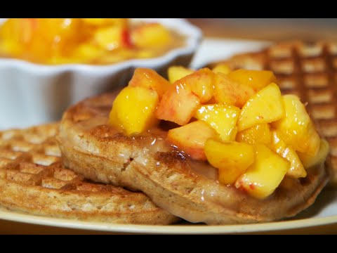 Peaches & Waffles - Michigan Harvest of the Month™