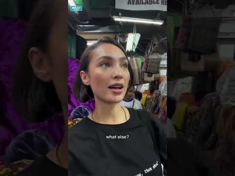 Filipino-American Miss Universe 2022 RBonney Nola Gabriel nag-shopping sa Divisoria