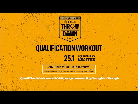 German Throwdown 2025 Qualifier Workout 1