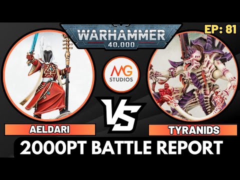 Aeldari vs Tyranids 2000pts | Warhammer 40k 10th Ed Battle Report Ep81