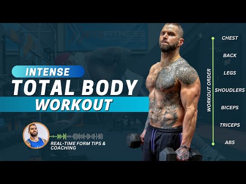 78 min Complete Full Body Dumbbell Workout | 3 times a week for INSANE results