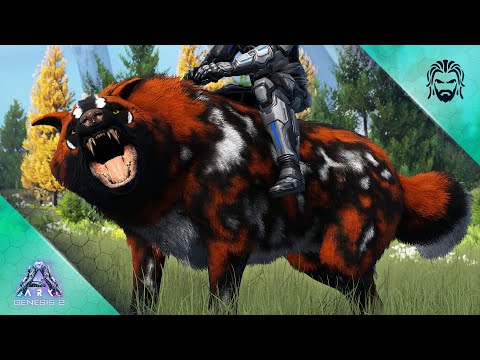 Taming the Most Beautiful Direwolves!  - ARK Genesis Part 2 [E9]