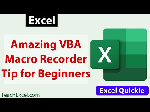 The Best Tip for VBA Beginners! - Excel Quickie 44