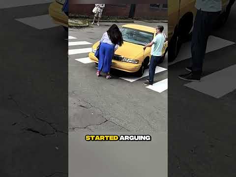 She Yelled at the Taxi Driver… Until She Saw What He Really Did 😲❤️ #kindness