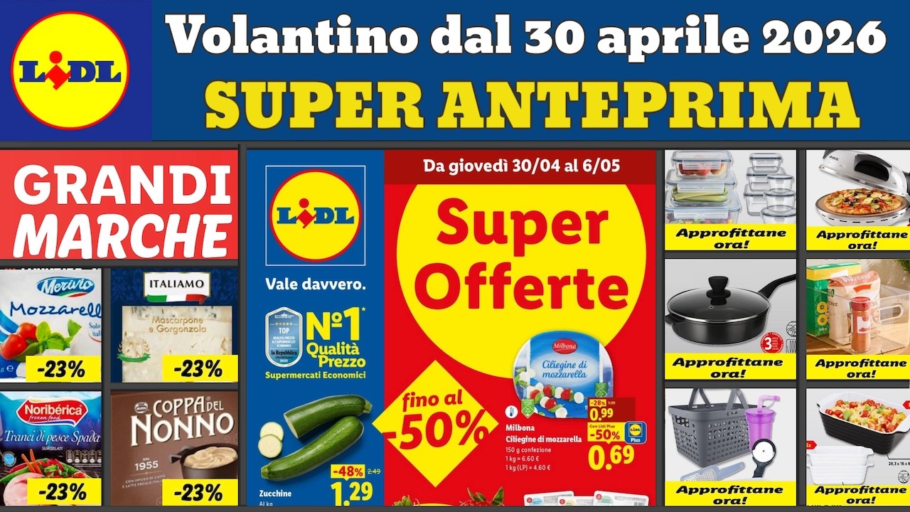 LIDL flyer from April 30, 2026 ✅ #preview Big brands 🔥 SilverCrest home kitchen offers