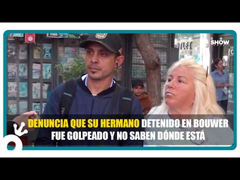 Denuncia que su hermano detenido en Bouwer fue golpeado y no saben dónde está