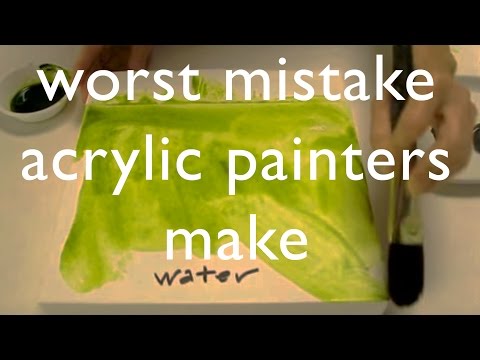 Worst Mistake Acrylic Painters Make