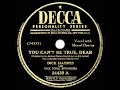 1948 HITS ARCHIVE: You Can’t Be True Dear - Dick Haymes (a cappella)