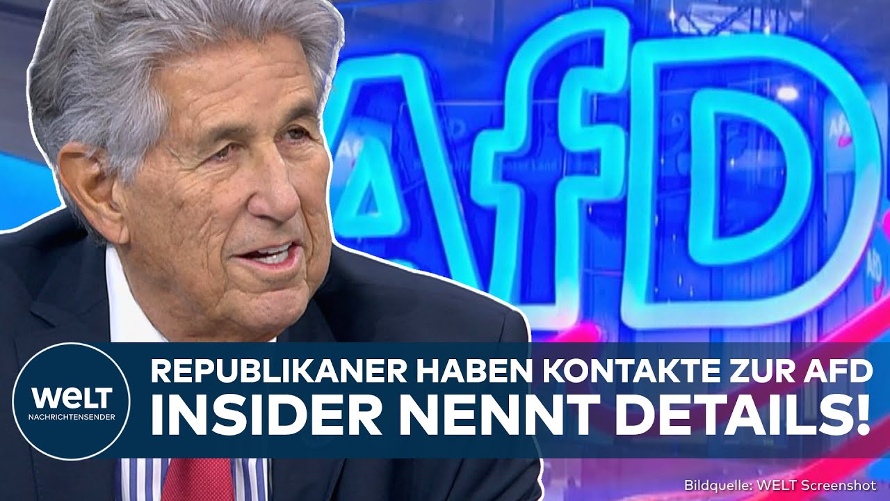 USA: Republikaner haben Kontakt zur AfD! Insider äußert sich zu Trump! Auch Ukraine im Fokus