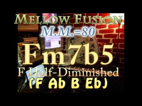 Fm7b5 Half-Dim (F Ab B Eb) Mellow Fusion - M.M.=80 - One Chord Vamp