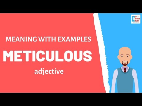 Meticulous | Meaning with examples | My Word Book