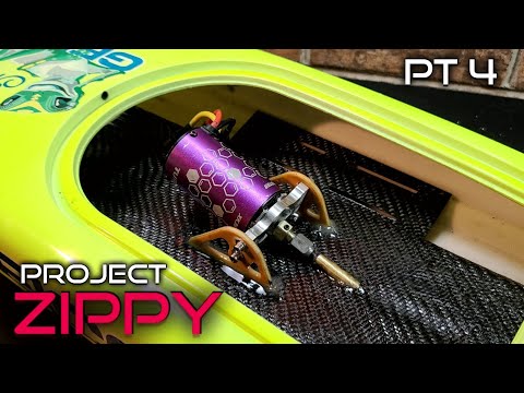 Stuffing Tube, Motor Mount, Speedmaster Strut Upgrade 24" Miss Geico Catamaran - Blackjack 24