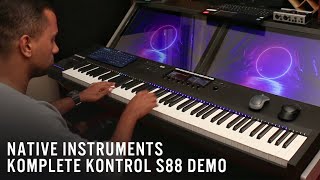 Video thumbnail for Native Instruments | Komplete Kontrol S88 Demo - Vivin Kuruvilla by ProMusicals