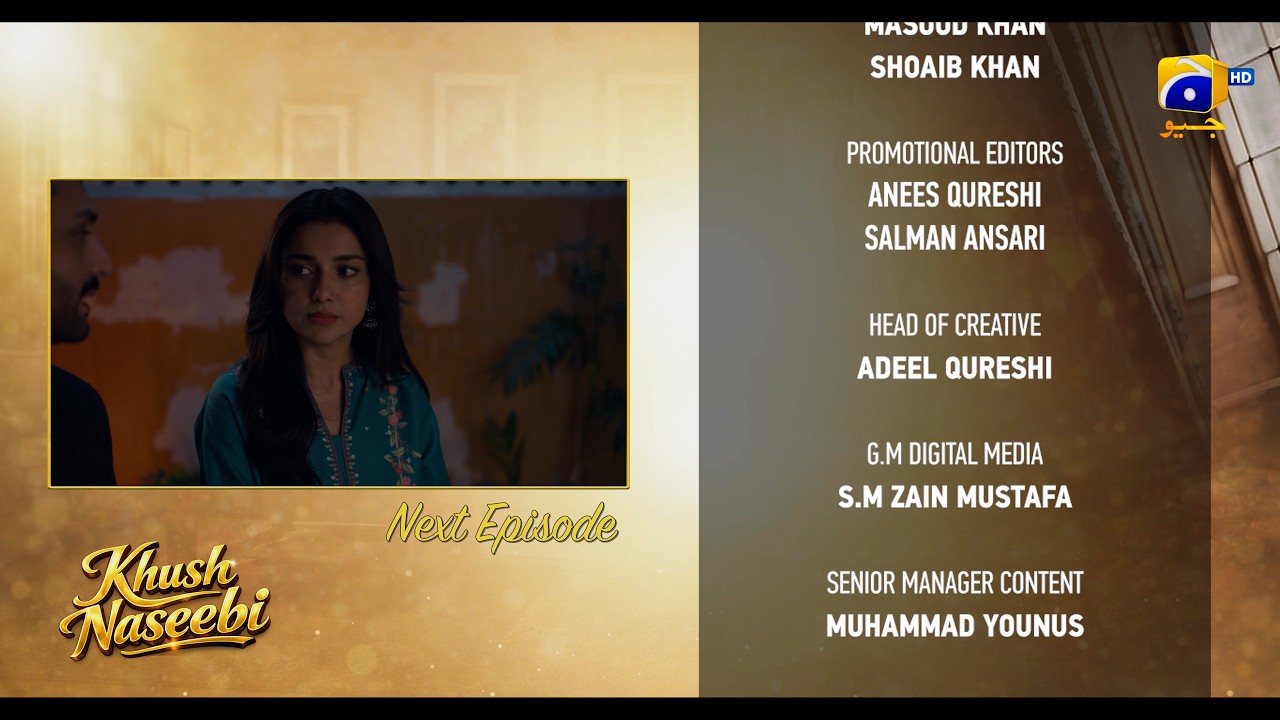 Khush Naseebi Episode 33 Teaser - 24th April 2026 - HAR PAL GEO