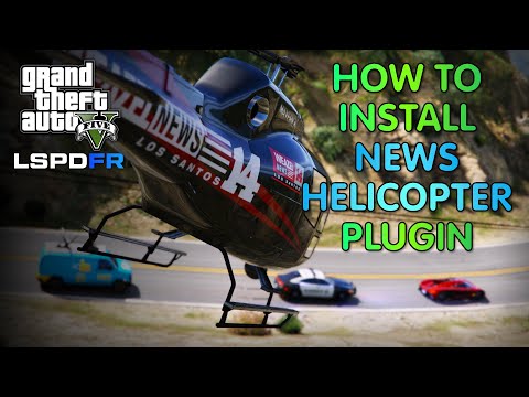 Get NEWS Helicopter During Pursuits in LSPDFR | GTA5 Modding