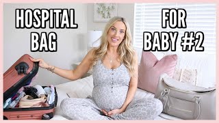 WHAT'S IN MY HOSPITAL BAG FOR BABY #2! LABOR & DELIVERY | OLIVIA ZAPO