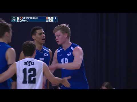 BYU Men’s Volleyball | Pepperdine | Highlights | February 13, 2021