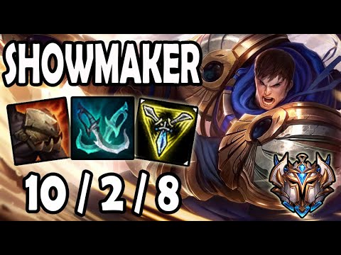 Garen vs Qiyana [ DWG ShowMaker ] Lol Challenger Korea