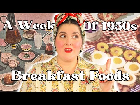 I Tried a Week of 1950s Breakfast Foods (there's less cooking than you think)