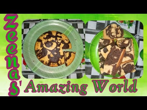 மார்பிள் கேக் // Marble cake // Zeena's  Amazing  World