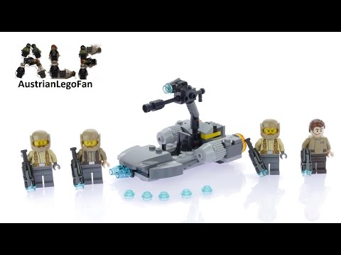 Vidéo LEGO Star Wars 75131 : Pack de combat de la Résistance