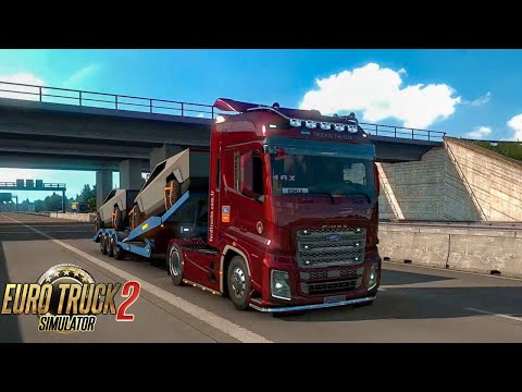 Tesla Cybertruck Delivery | Ford F-Max | Euro Truck Simulator 2 | Logitech G29 + shifter | Gameplay