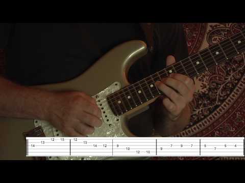 A Minor Rock Guitar Licks (With Backing Track and Tabs)