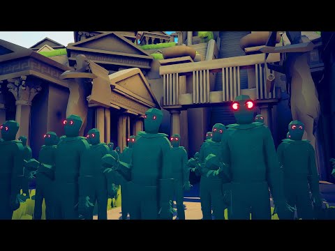 *NEW* GIANT DEFLECTOR + 100x SHIELD BEARER vs 5x EVERY GOD - Totally Accurate Battle Simulator TABS